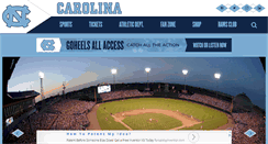 Desktop Screenshot of goheels.com